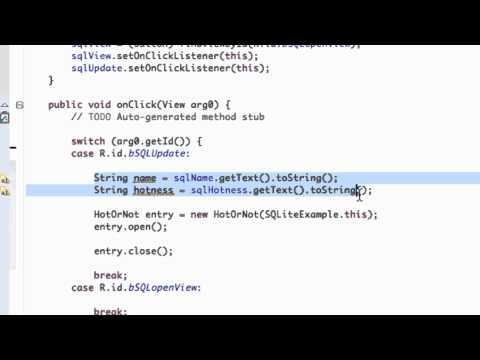 Android Application Development 116 Closing Sqlite Database