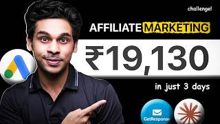 I tried Affiliate Marketing for 3 Days (SECRET Ads Strategy!)