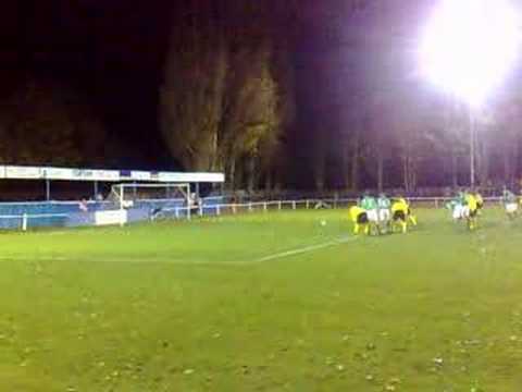 Gary Bull penalty Boston Town v Sleaford