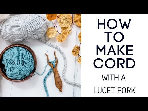 How to use a Lucet Fork from Furls Crochet