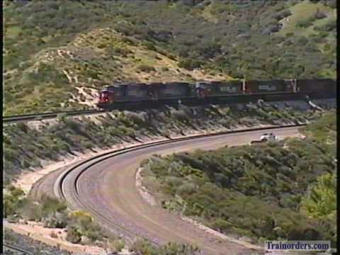 Classic Railroad Series 31 - Two EBs on Cajon Pass May 22, 1995