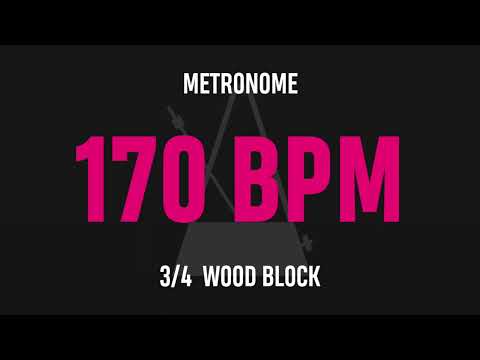 170 BPM 3/4 - Best Metronome (Sound : Wood block)
