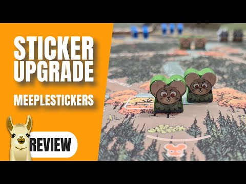 ► Meeplestickers Brettspielzubehör / Rezension / Brettspiel