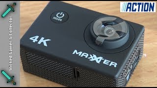 Action Store: WIFI Maxxter 4K / 1080p Dash Action Cam / Camera Unboxing & Review