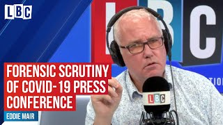 Eddie Mair's powerful and forensic scrutiny of the business secretary's press conference | LBC