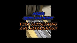 A PATIO SLIDING DOOR TRACK REPLACEMENT A GREAT VIDEO ON HOW TO REPAIR #slidingdoortrackrepair