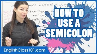 How to Use a Semicolon in English | Punctuation Guide - Learn English Grammar