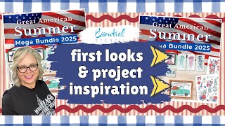 ☀️🇺🇸 FIRST LOOK ~ The Great American Summer MEGA bundle ~ Essential Stencil Project Inspiration
