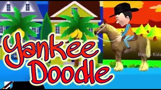 Yankee Doodle Went to Town | Children Nursery Rhyme Songs | Rhymes for Kids