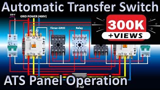 ATS panel wiring / Automatic Changeover Switch for Generator / Automatic Transfer Switch