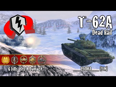 WoT Blitz T-62A - 6 Kills 7,3k Damage Replay