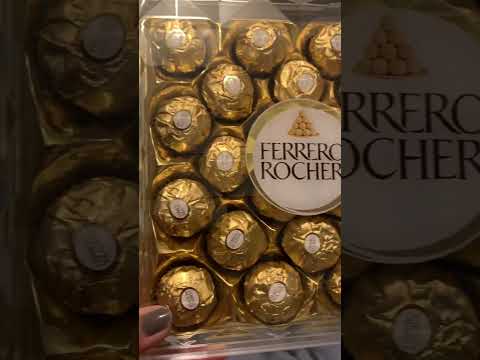 One box of Ferrero Rocher chocolate#fyp #viral #trending #satisfying #ferrero