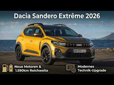 2026 Dacia Sandero Extrême mit Eco-G 120 Doppelkupplung