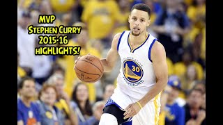 MVP Stephen Curry 2015-16 Offense Highlights - Insane Shooting