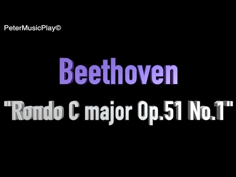 BEETHOVEN RONDO C major Op.51 No.1 Synthesized Cover