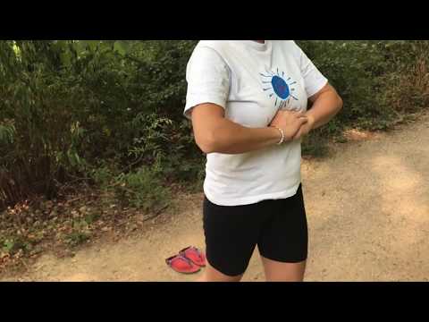 Gehmeditation mit Pfau