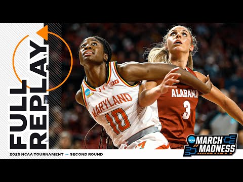 Maryland vs. Alabama: 2025 NCAA women's second round | FULL REPLAY