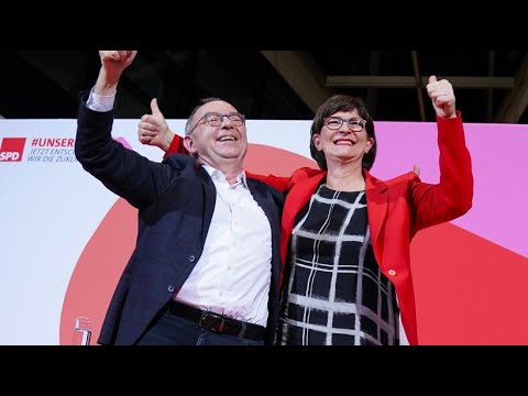 Coalition critics prevail in SPD presidency