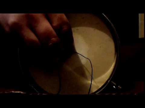 afinando a cuíca de 6 polegadas - solo