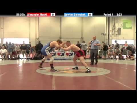 Men 120 KG / 264.5 lbs - Alexander Macki vs. Newton Smerchek