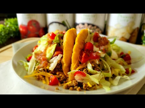 San Antonio Puffy Tacos Meal in a Jar | Just Add Water | Shelf-Stable Ingredients | Thrive Life