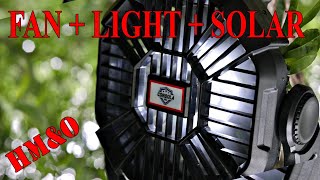 “This Fan Does EVERYTHING! Light, USB Charger, Solar – Conbola Review”