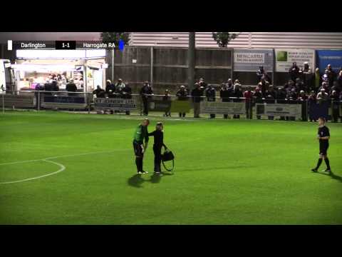 Darlington 7-1 Harrogate RA - Evo-Stik First Division North - 2014/15