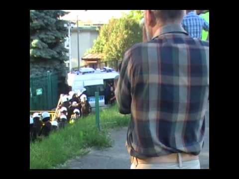 Derby Radomia Wiosna '11:Zadyma Awantura Radomiak vs Policja