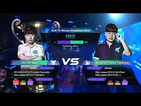 [KeSPA Cup] Maru vs Patience RO.16 Group D match1 set1