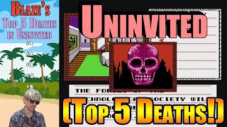 Top 5 Deaths in Uninvited (NES) | Video Games 101