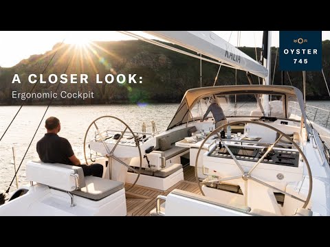 A Closer Look: Oyster 745 Ergonomic Cockpit | Oyster Yachts