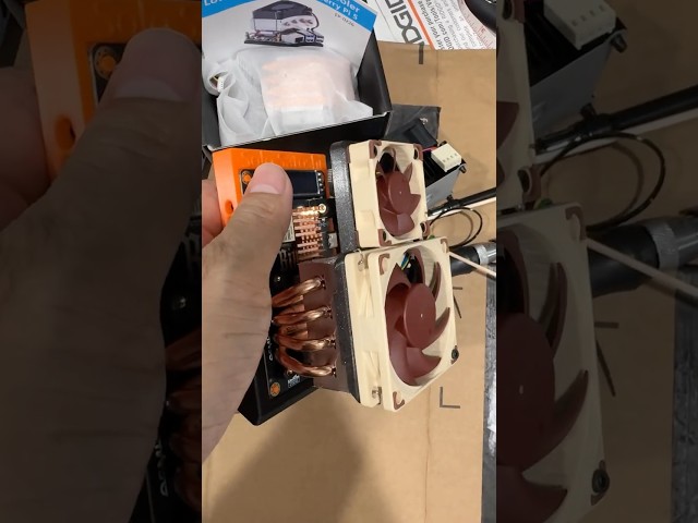 Vídeo relacionado con Bitaxe Copperzilla 2.0 - Disipador de calor de cobre macizo para Bitaxe Gamma 601/602/603, actualización del radiador con ventilador de 60 mm, cobre de 210 g, doble heatpipe y placa trasera para