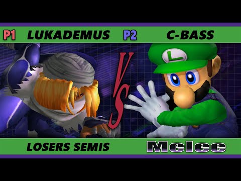 S@X 410 Losers Semis - Lukademus (Sheik) Vs. C-Bass (Luigi) Smash Melee - SSBM