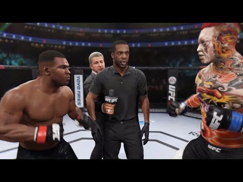 Mike Tyson vs. Yakuza Killer (EA Sports UFC 2) - CPU vs. CPU 🥊