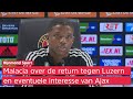 Malacia richt zich alleen op Feyenoord en niet op interesse Ajax: 'Ik heb pas bijgetekend'