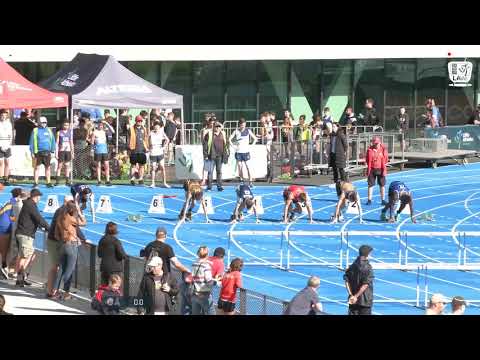 Boys Under 15 110m Hurdles H4 - 2020 State Combined Events Championships // LAVicTV