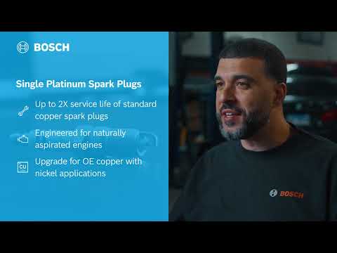 Bosch Platinum Spark Plugs – 2X Longer Service Life than Copper Plugs