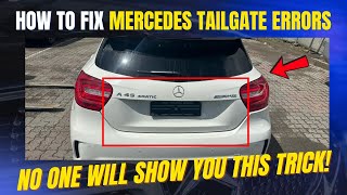 Mercedes Power Tailgate & Liftgate Button Not Working? How to Fix It