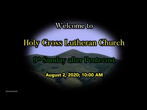 9th Sunday after Pentecost