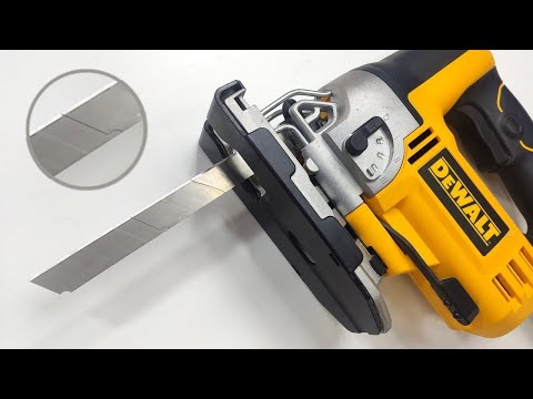 GENIUS | See how you can use a razor blade in your JigSaw - Woodworking