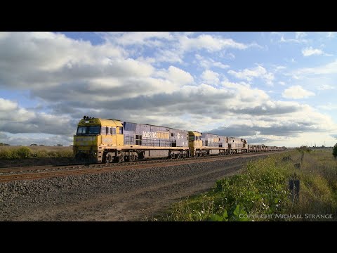 3XM4 Mixed Steel & Container Wagons (15/7/2020) - PoathTV Australian Trains & Railways