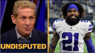 UNDISPUTED | Skip Bayless reacts Jerry Jones thinks Zeke is good enough to be starter as a Cowboys