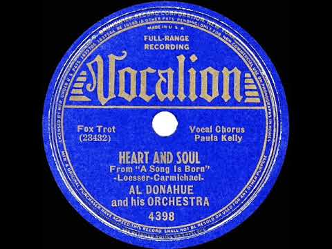 1938 Al Donahue - Heart And Soul (Paula Kelly, vocal)