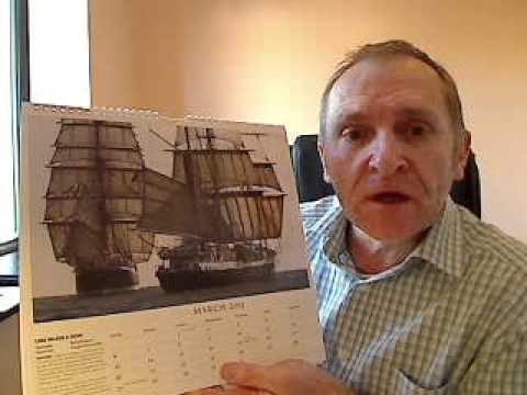 Tall Ships Calendar Mar 2011 - Lord Nelson and The Sedov
