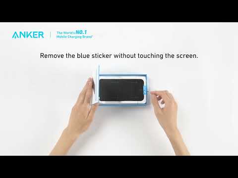 Installation Tutorial-Anker Easy Fit Screen Protector Kit (ShieldX Glass, 2-Pack)