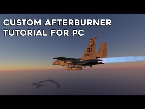War Thunder - Custom afterburner tutorial! (PC ONLY)
