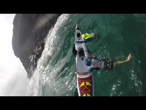 Unforced remount in the Nelo 600 Double in rough and dangerous conditons.