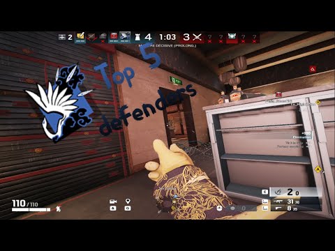 Azami = Top 5  best defenders in Rainbow Six Siege
