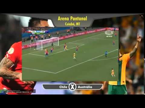 BRAZIL WORLD FIFA CUP 2014  Chile vs Australia 3 1  All Goals and Full Highlights