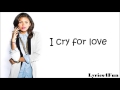 Zendaya Coleman - Cry for love (lyrics)